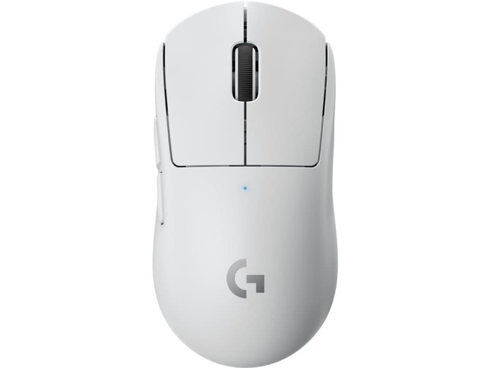 Logitech PRO X SUPERLIGHT Wireless Gaming Mouse - Mus - optisk - 5 knappar - trådlös - LIGHTSPEED - Logitech LIGHTSPEED-mottagare - vit