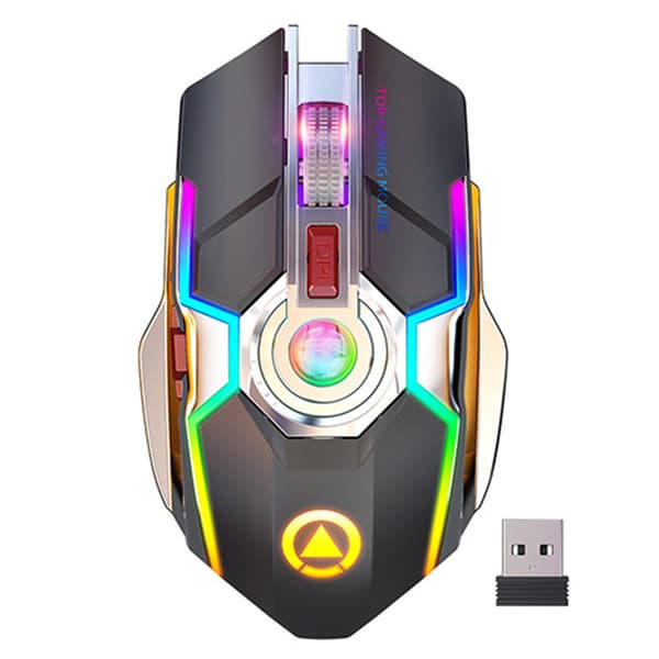 Trådlös Laddningsbar Gamingmus