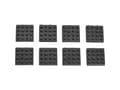 Miniatyrbilde 3 av 3: Renkforce RF-4491740, Sort, Gummi, 8 stykker, 1 cm, 39 mm, 39 mm
