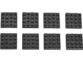 Miniatyrbilde 2 av 3: Renkforce RF-4491740, Sort, Gummi, 8 stykker, 1 cm, 39 mm, 39 mm