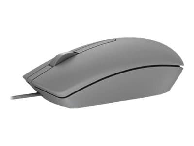 Dell MS116 - Mus - optisk - 2 knappar - kabelansluten - USB - grå