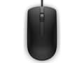 Miniatyrbild 5 av 5: DELL MS116, Ambidextrous, Optisk, USB Type-A, 1000 dpi, Sort