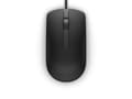 Miniatyrbild 1 av 5: DELL MS116, Ambidextrous, Optisk, USB Type-A, 1000 dpi, Sort