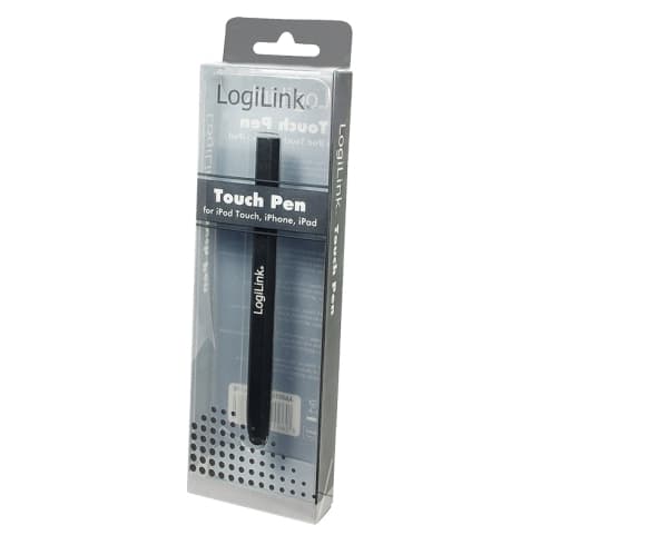 LogiLink AA0010, Musta, iPad, iPhone, iPod, Alumiini, Kumi, Kupla, 40 g, 55 x 190 x 20 mm