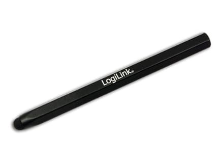 LogiLink AA0010, Musta, iPad, iPhone, iPod, Alumiini, Kumi, Kupla, 40 g, 55 x 190 x 20 mm