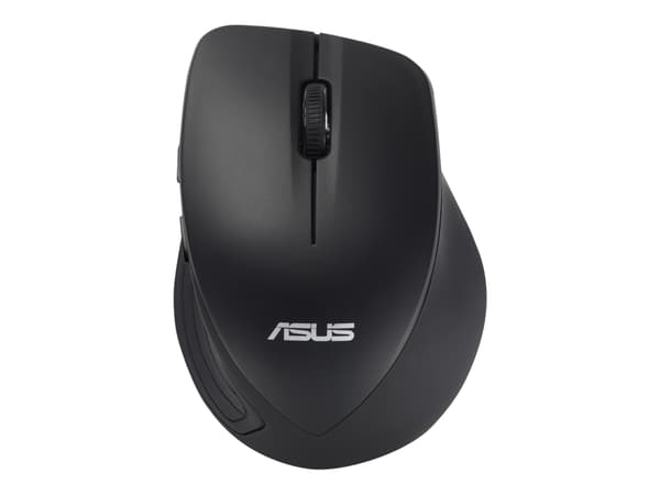 ASUS WT465 - Mus - optisk - trådløs - 2.4 GHz - USB trådløs mottaker - svart