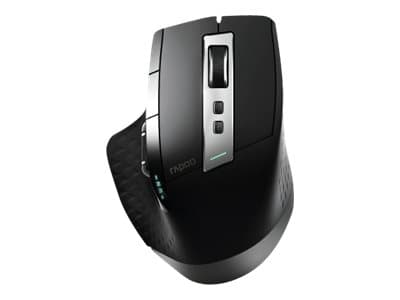Rapoo MT750S - Mus - högerhänt - optisk - trådlös - 2.4 GHz, Bluetooth 4.0, Bluetooth 3.0