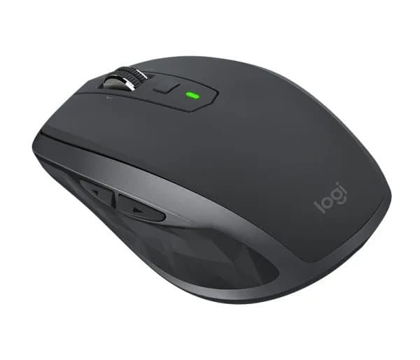 Logitech MX Anywhere 2S - Mus - laser - 7 knapper - trådløs - 2.4 GHz - USB trådløs mottaker - grafitt