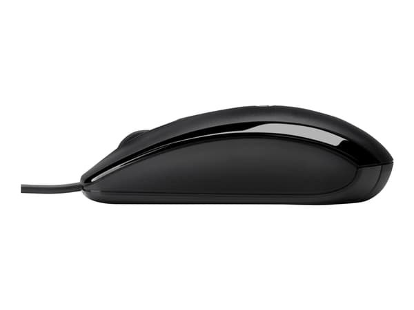 HP X500 - Mus - höger- och vänsterhänta - optisk - 3 knappar - kabelansluten - USB