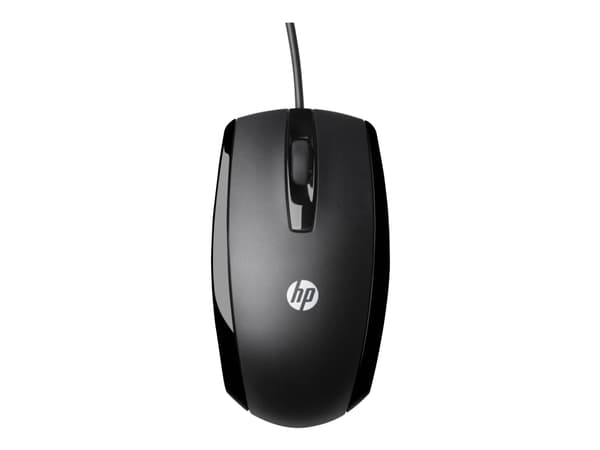 HP X500 - Mus - höger- och vänsterhänta - optisk - 3 knappar - kabelansluten - USB