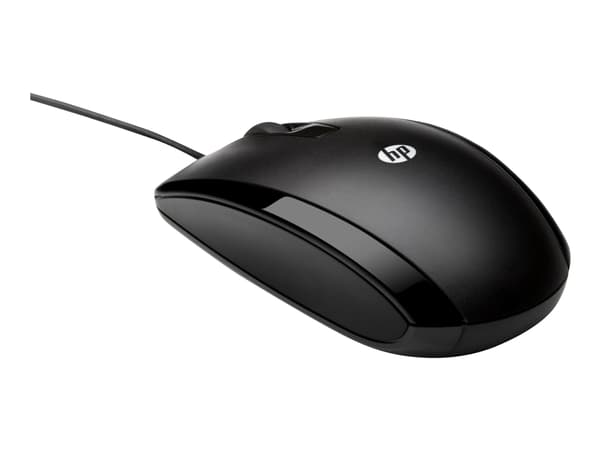 HP X500 - Mus - höger- och vänsterhänta - optisk - 3 knappar - kabelansluten - USB