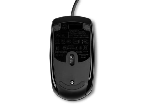 HP Langallinen X500 -hiiri, Optinen, USB A-tyyppi, Musta