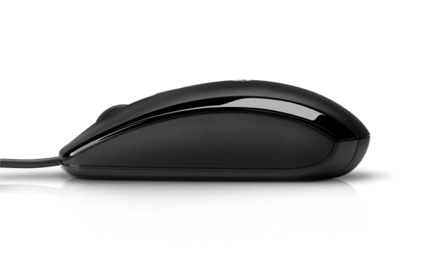 HP Langallinen X500 -hiiri, Optinen, USB A-tyyppi, Musta