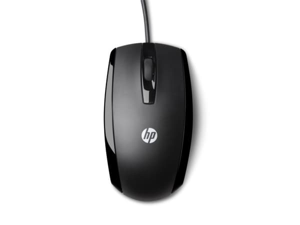 HP Langallinen X500 -hiiri, Optinen, USB A-tyyppi, Musta musta