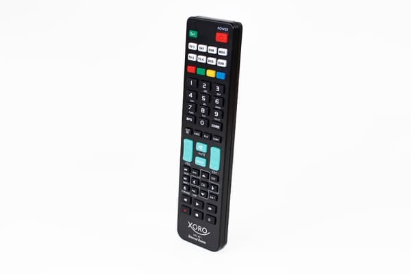 Xoro XRC 8F1, TV-mottaksboks, RF kabel-fri, Trykknapper, Sort