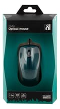 Miniatyrbild 4 av 4: Wired optical mouse, 3 buttons with a scroll, 1200 DPI, blue