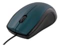 Miniatyrbild 1 av 4: Wired optical mouse, 3 buttons with a scroll, 1200 DPI, blue