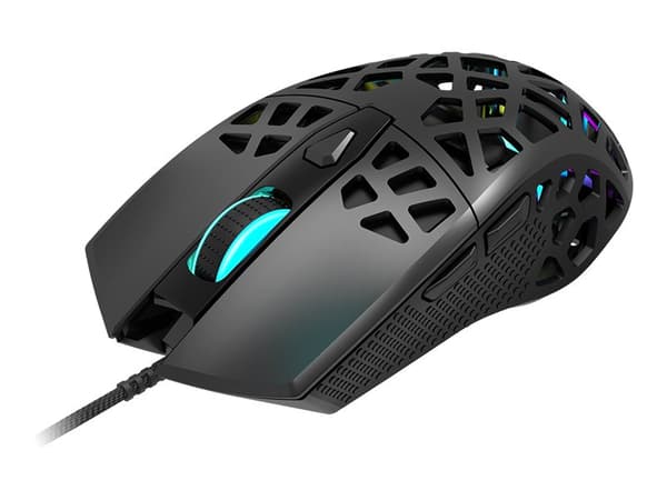Canyon GM-20, Optinen, USB A-tyyppi, 12000 DPI, Musta musta