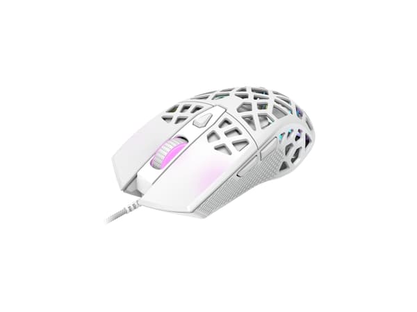 Canyon GM-20, Optisk, USB Type-A, 12000 DPI, Vit