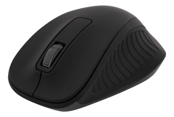 Wireless optical mouse 2.4GHz, 3 buttons w/ a scroll, black