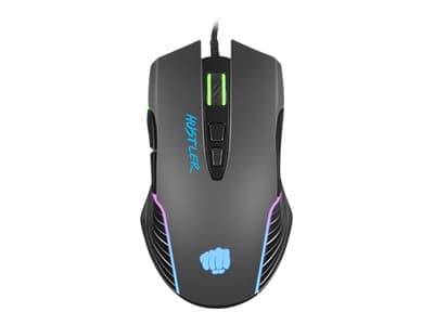 FURY Hustler - Mus - ergonomisk - optisk - 7 knappar - kabelansluten - USB 2.0