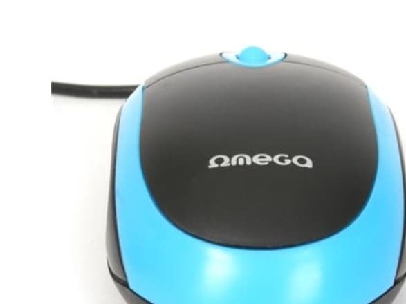 Omega OM06VBL mouse Ambidextrous USB Type-A Optical 800 DPI