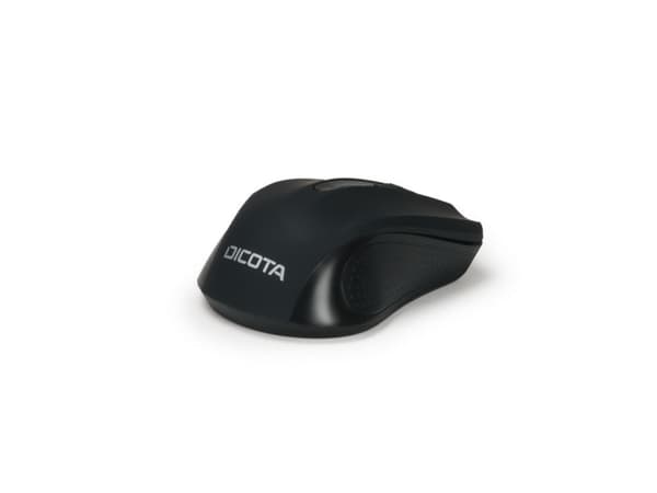 Dicota D31659, Molempikätinen, Langaton RF, 1000 DPI, Musta