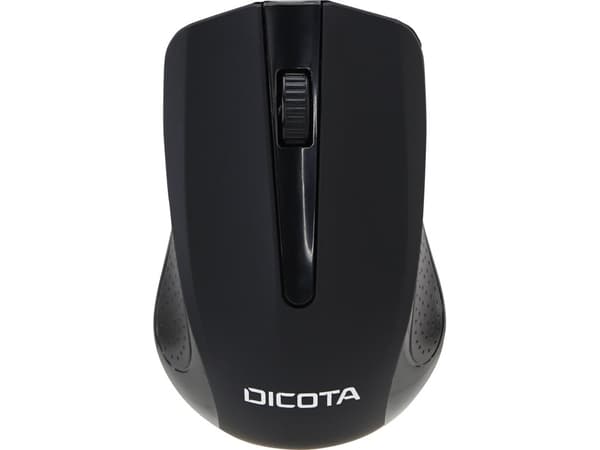 Dicota D31659, Molempikätinen, Langaton RF, 1000 DPI, Musta