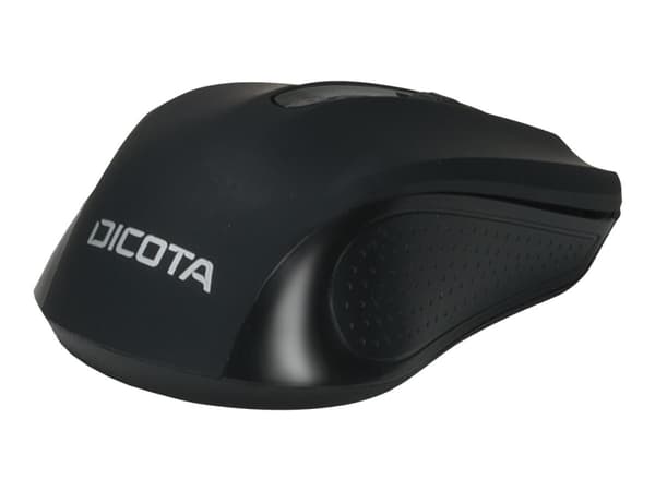 Dicota D31659, Molempikätinen, Langaton RF, 1000 DPI, Musta