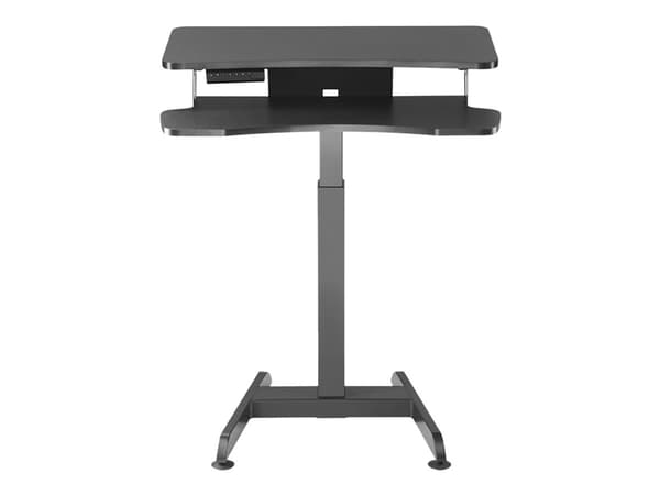 Maclean MC-835 - Stående skrivebord - elektrisk høydejustering - svart