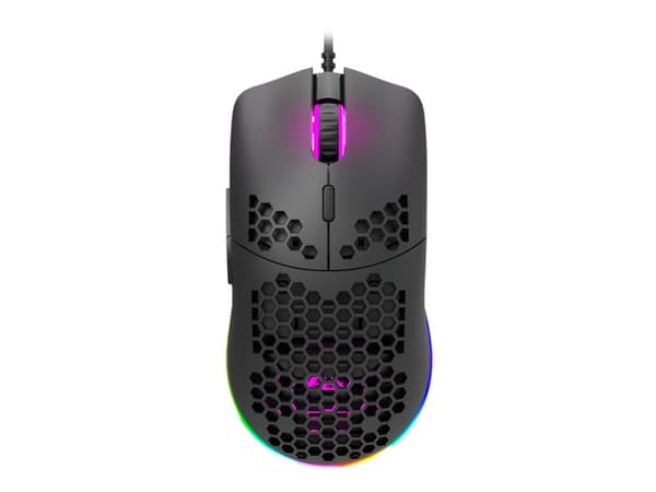 Canyon Gaming Puncher GM-11 - Mus - optisk - 7 knappar - kabelansluten - USB - svart - detaljhandel