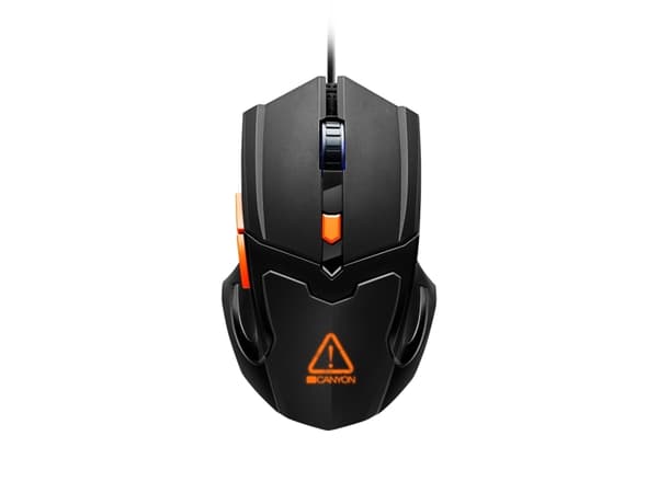 Canyon Vigil, högerhand, Optisk, USB Type-A, 3200 DPI, Svart Svart