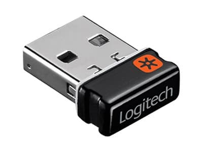Logitech M705 - Mus - høyrehendt - laser - trådløs - 2.4 GHz - USB trådløs mottaker - grå