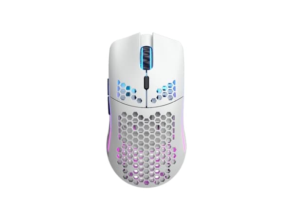 Glorious Gaming Model O Wireless, högerhand, Optisk, RF Trådlös, 19000 DPI, 1 ms, Vit