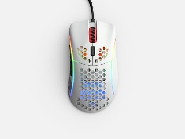 Glorious PC Gaming Race Model D-, Oikeakätinen, Optinen, USB A-tyyppi, 12000 DPI, 1 ms, Valkoinen