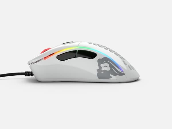 Glorious PC Gaming Race Model D-, Oikeakätinen, Optinen, USB A-tyyppi, 12000 DPI, 1 ms, Valkoinen