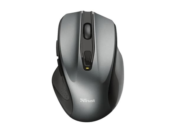 Trust Nito - Mus - ergonomisk - högerhänt - 6 knappar - trådlös - 2.4 GHz - trådlös USB-mottagare