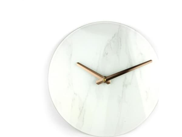 Platinet wall clock Marble (44871)