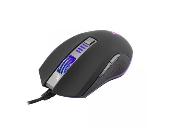 *VITHAJMUS GM-5002 OCTAVIUS RGB / 6.400 DPI Svart
