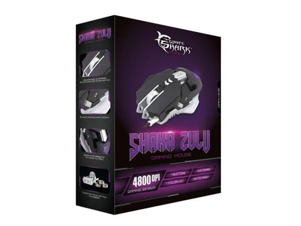 WHITE SHARK MOUSE GM-5001 SHAKA ZULU / 4.800DPI
