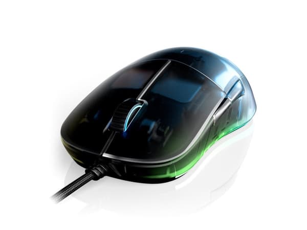 Endgame Gear EGG-XM1RGB-DF, Oikeakätinen, Optinen, USB A-tyyppi, 16000 DPI, Läpikuultava