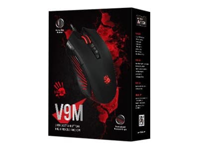 A4Tech Bloody V9m - Mus - optisk - kabling - USB
