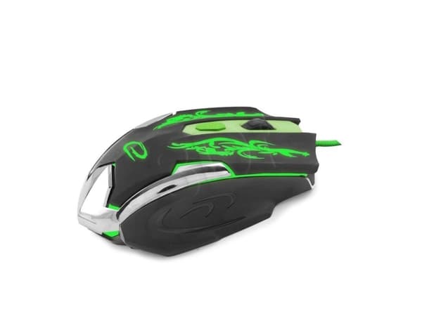 Esperanza MX405 CYBORG - Mus - högerhänt - optisk - 6 knappar - kabelansluten - USB