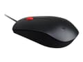 Miniatyrbild 1 av 5: Lenovo Essential - Mus - höger- och vänsterhänta - optisk - 3 knappar - kabelansluten - USB - svart - FRU