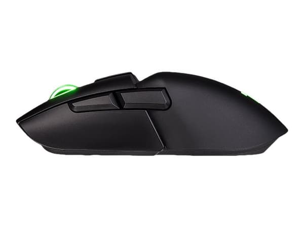 Thermaltake Argent M5 - Mus - höger- och vänsterhänta - optisk - 8 knappar - trådlös - 2.4 GHz, Bluetooth 5.0 - svart