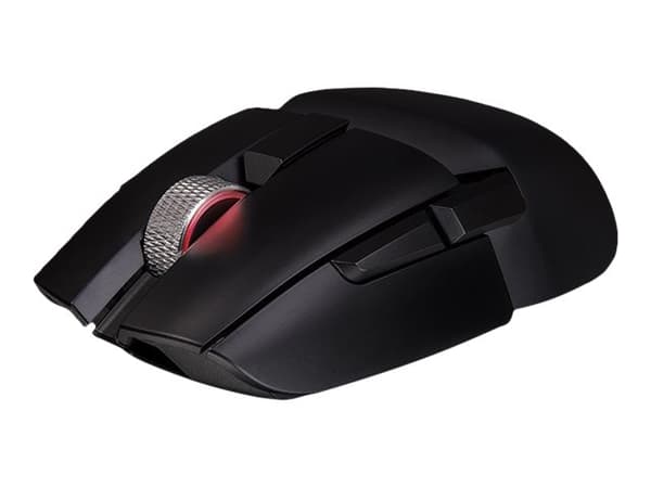 Thermaltake Argent M5 - Mus - höger- och vänsterhänta - optisk - 8 knappar - trådlös - 2.4 GHz, Bluetooth 5.0 - svart
