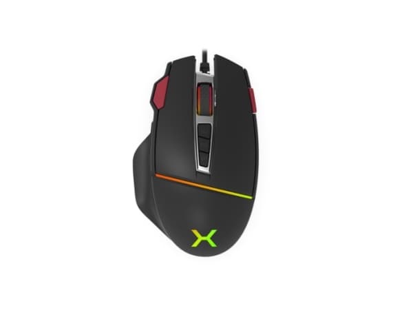 KRUX Fuze Pro, Oikeakätinen, Optinen, USB A-tyyppi, 12000 DPI, Musta
