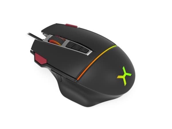 KRUX Fuze Pro, Oikeakätinen, Optinen, USB A-tyyppi, 12000 DPI, Musta