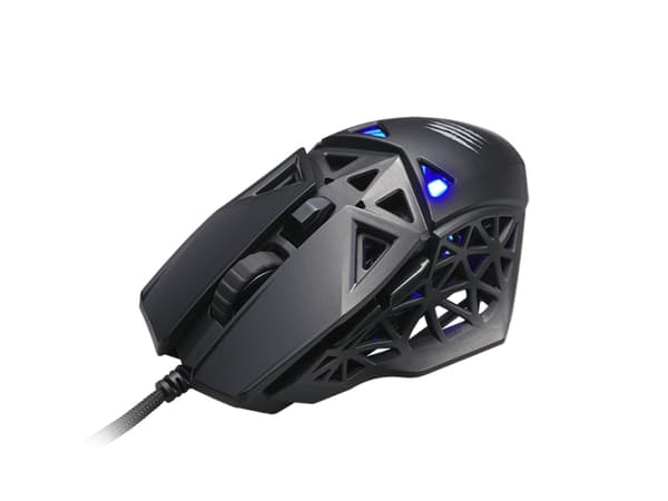 Mad Catz M.O.J.O. M1 - Mus - ergonomisk - högerhänt - optisk - 6 knappar - kabelansluten - USB