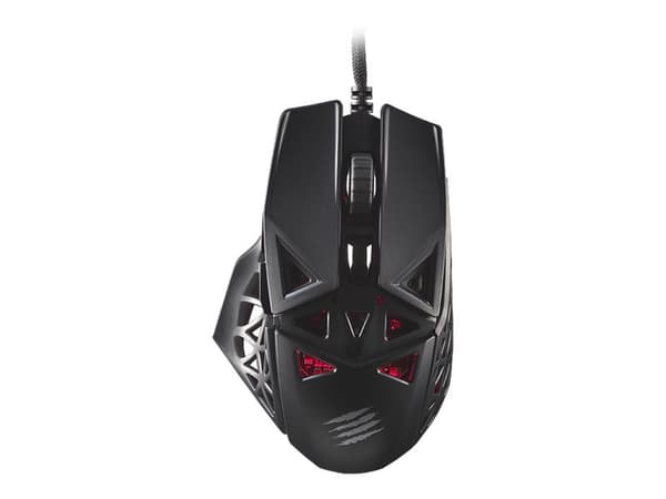 Mad Catz M.O.J.O. M1 - Mus - ergonomisk - høyrehendt - optisk - 6 knapper - kablet - USB Sort
